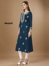 BS 23 Krishi Daily Wear Rayon Embroidery Kurtis Wholesale Shop In Surat